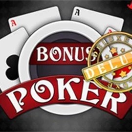 Bonus Poker Deluxe - 3 Hands online game logo by RTG (Reel Time Gaming) on pelikioski-kasinos.fi