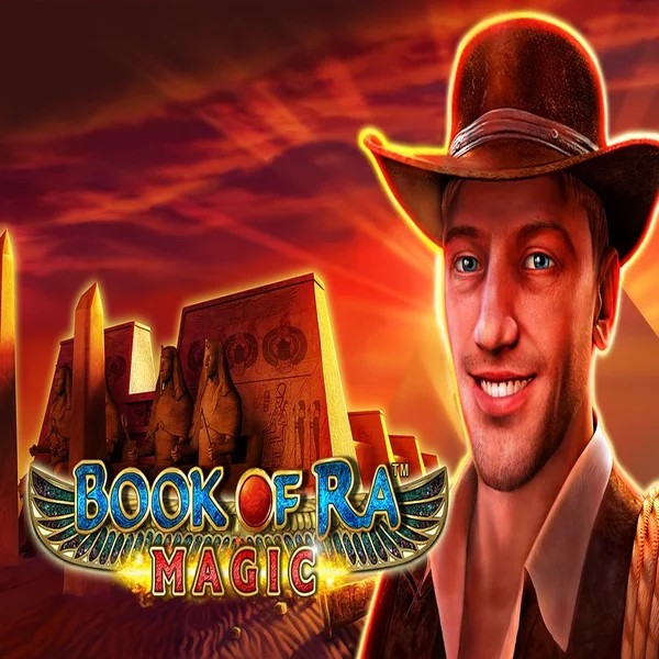 Book of Ra Magic casino game by Greentube – featured logo at Pelikioski Casino