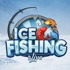 Ice Fishing Live logo by Evolution at Pelikioski Casino