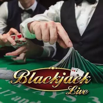 Live Blackjack slot visual from Evolution available on pelikioski-kasinos.fi