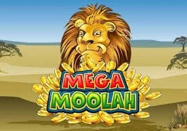 Mega Moolah slot by Games Global, showcased at pelikioski-kasinos.fi – game logo