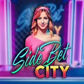Side Bet City slot logo by Evolution at Pelikioski Casino
