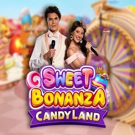 Sweet Bonanza Candy Land Live online game logo by Pragmatic Play on pelikioski-kasinos.fi
