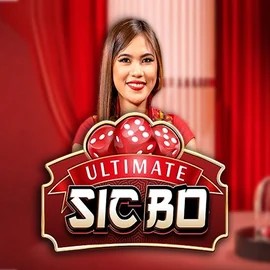 Ultimate Sic Bo online game logo by Ezugi on pelikioski-kasinos.fi