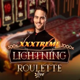 Official Live Casino logo: XXXtreme Lightning Roulette by Evolution at Pelikioski Casino